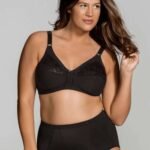 Pamučni grudnjak Monica crno