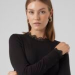 Polurolka sa čipkom Vero Moda