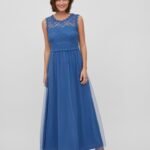 Duga haljina plava