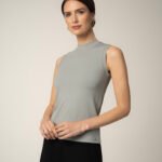 Zelena polurolka bez rukava