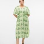 Haljina na V izrez brenda Vero Moda