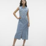 Jeans haljina na kopčanje brenda Vero Moda