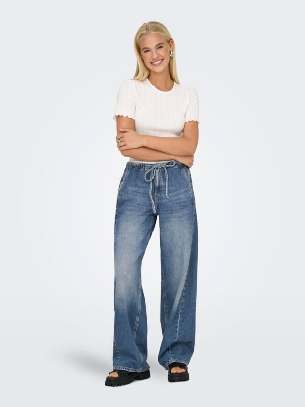 Jeans hlače na gumu Only - Slika 4