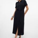 Viskozna crna haljina