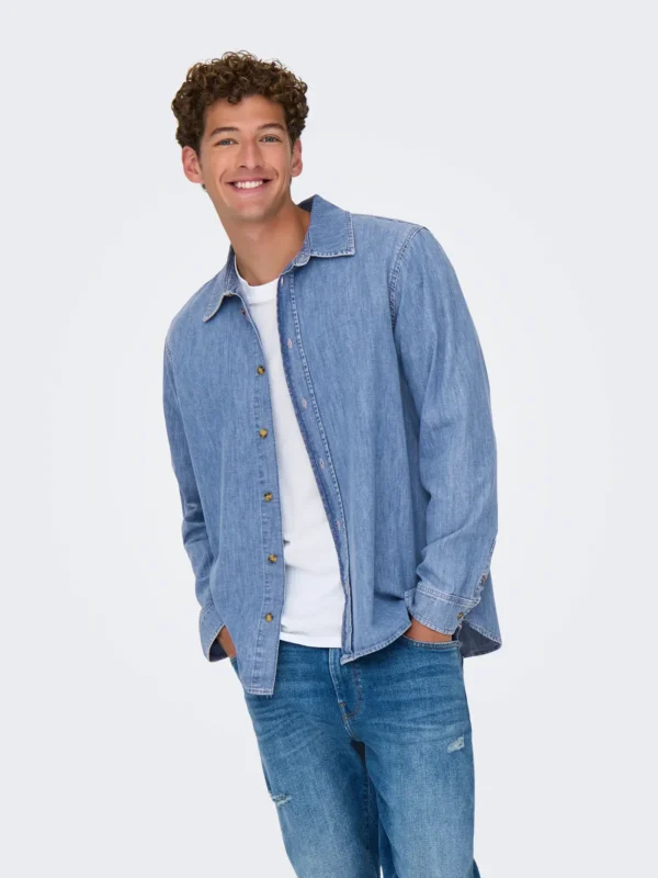 Muška jeans košulja - Slika 3