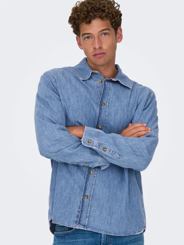 Muška jeans košulja - Slika 2