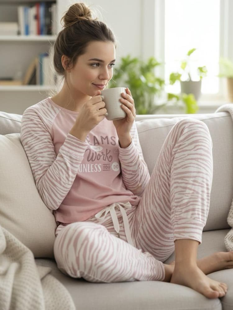 Web shop dimenzije (26) Pidžama s printom - Slika 1