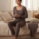 Ženska pidžama jednobojna